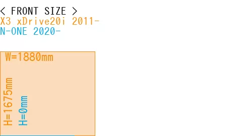#X3 xDrive20i 2011- + N-ONE 2020-